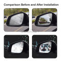 Geepact 4pcs Anti Fog Film Anti Rain Car Mirror Film Rearview Mirror Protective Film Nano Waterproof Anti Glare Side Window Film. 