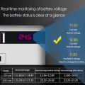 300W Power Inverters 12V/24V Dc Inverter 3 USB Car Charge Battery Quick Charge Converter Accessories Black US Plug. 