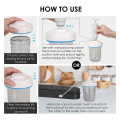 Mason Jar Vacuum Sealer Canning Sealer with Vacuum Pump for Regular-Mouth and Wide-Mouth Mason Jars. 