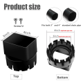 2 Piece Downspout Adaptor To Drain Pipe Roof Rain Gutter Downspout Extensions Universal Downspout Extender Black. 