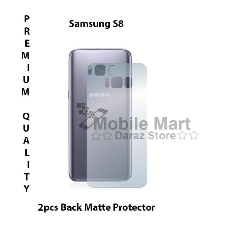 2Pcs Samsung Galaxy S8 Back Matte Protector Soft Skin Sheet Soft Film Protection For Samsung Galaxy S8