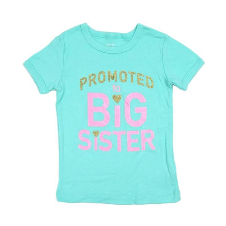 12-18 M and 3-4 Years Girls Branded Carter’s 100% Cotton Promoted To Big Sister Casual TShirt