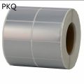 Matte Silver Sticker PET Label Barcode Label Suitable for Thermal Transfer Printer Need Full Resin Carbon Belt. 