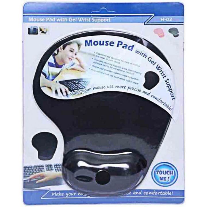 Mouse pad with gel wrist support Mouse pad Medium Size For Gaming, Office, Home Smooth Surface Gaming Mouse Pad (Wrist Rest Memory Foam)