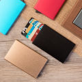 Rfid Smart Wallet Card Holder Metal Thin Slim Men Women Wallets Pop Up Minimalist Wallet Small Black Purse Vallet Walets for Men. 