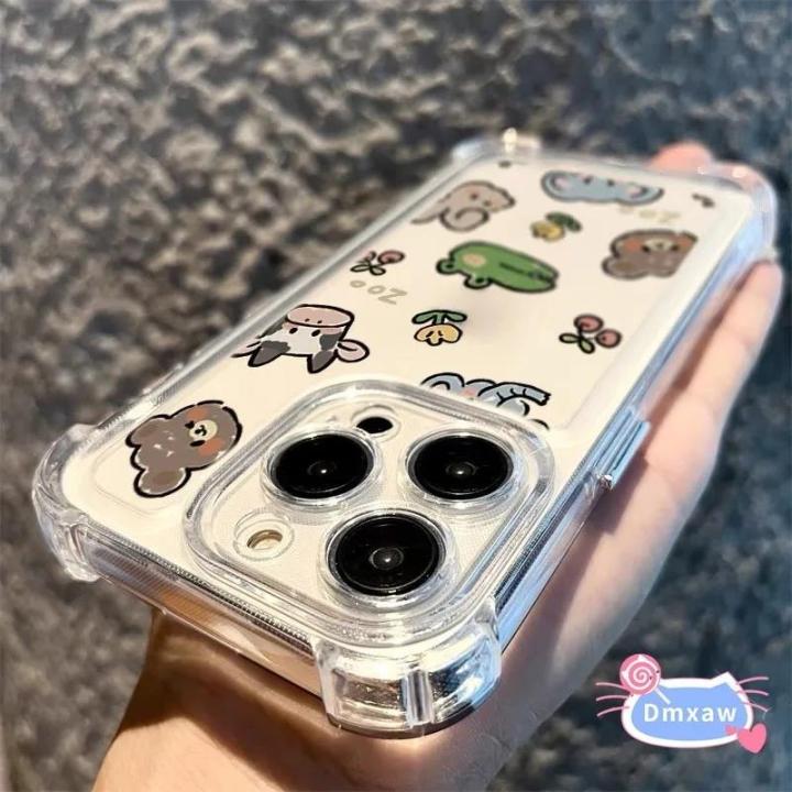 For iTel A49 A58 A27 P17 Infinix GT 20 Note 40 Zero 30 Hot 40 Pro Pova 6 Neo Camon 30 Pro Phone Case Animal Pattern Soft Cover