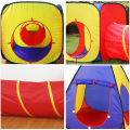 3-In-1 Tunnel Tent house Foldable Indoor & Outdoor Play Tent Kid. 