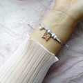 Pendant Ceramic Braided Bracelet Jewelry Butterfly and Flower Alloy Charm Bracelets for women. 