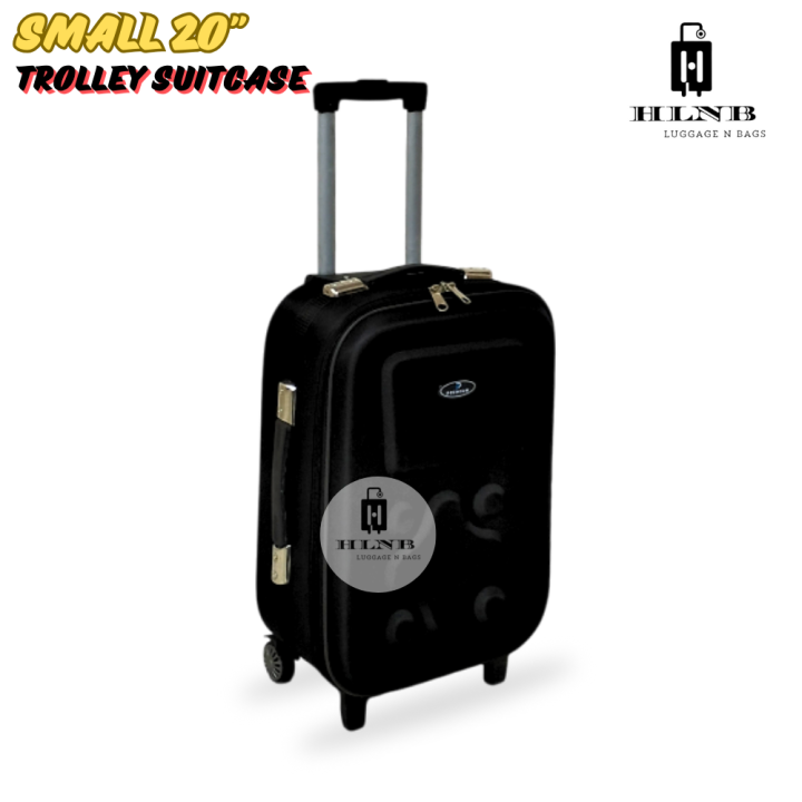 20-Inch Softside 2-Wheel Trolley Suitcase with Combination Lock