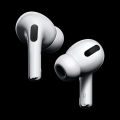 White Airpods pro. 