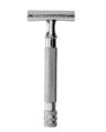 Double Edge Heavy Duty Safety Razor - Silver. 