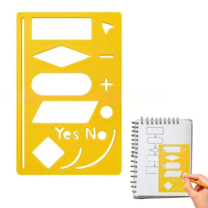 New Multifunctional Template Drawing Ruler Portable Drawing Tool Marker ...