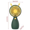 Mini Portable fans rechargeable battery | USB Cooling Fan Super Strong hanging fan | Portable Personal Fan Super Quiet Fan Cooling Fan Summer | Fan for Outdoor Sports Home Office Travel. 