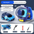 New Watch Remote Control Car Toy, 2.4G Dazzle Cool Remote Control Watch Toy Cars, Children's Mini Remote Control Watch Car Toys, ,USB Charging Cartoon RC Small Car, for Kids Boys Girls. 