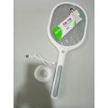 DP 834 2 in 1 Rechargeable mosquito kiIIer racket and night lamp Mosqutio bat and led flash Light. 