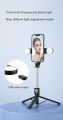 4in1 B11S Selfie stick 110 CM Tripod Chargeable Bluetooth 3 Colors Light for Tiktok Youtube Videos Photography and Vlogging. 