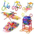 Smart Stick Blocks Technical Blocks For Kids, Colorful Sticks Creative Building Blocks Learning Toy Set. 