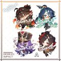 New Chiori Xianyun Chevreuse Gaming Cute Anime Pendant Key Ring Genshin Impact Game Cartoon Keychain Backpack Jewelry Badge Gift. 