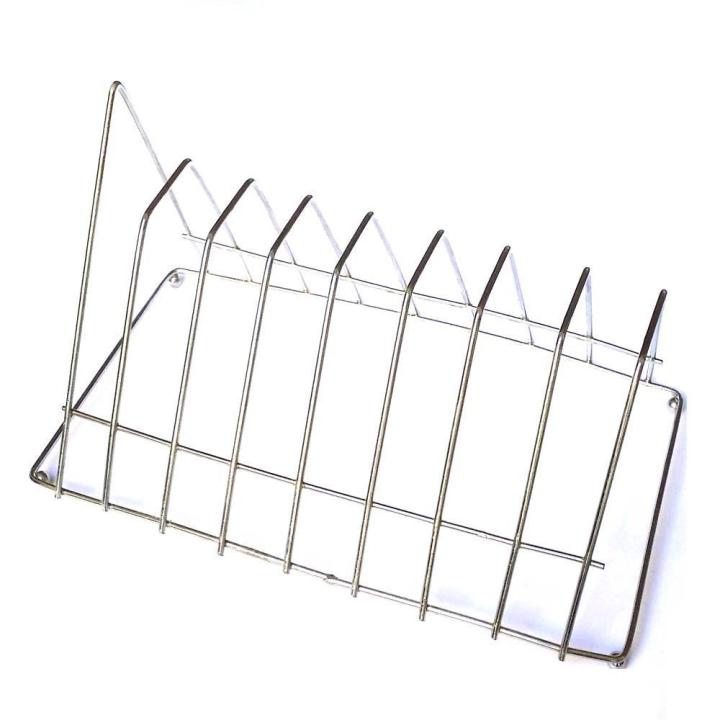 Stainless%20Steel%20Plate,%20Dish%20Rack%20Lid%20Holder%20Stainless%20Steel%20Dish/Lid/Plate%20Rack%20Stand%20Holder%20Chrome%20Plated%20(for%206%20Plates)%20-%20Image%203