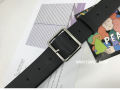 PU Leather Belt For Women Square Buckle Pin Buckle Black Jeans Belt Girls Chic Luxury Brand Fancy Vintage Strap Female Belts Size Adjustable Waist Belt For Girls. 