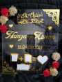 Sk Nikah thumb board /frame customized wedding frame and birthday gift wishes for family friend. 