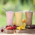 Pack of 5 - 4 Bent Stainless Steel Reusable Drinking Straws With Cleaning Brush Metal Straws. 