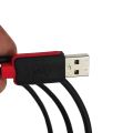 Warner Best Selling1.2 Meter Micro USB 3.0 Fast Charging + Data Cable For Samsung / HTC /  Infinix / Xiaomi / Oppo / Huawei / Nokia / Lenovo / Android Phones - Black & Red. 