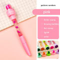 5 IN 1 Cute Seal Ballpoint Pen Children Toys Multi-function Bubble Ballpoint Pen Gift For Boys Girls Roller Stamp Pen With Light. 