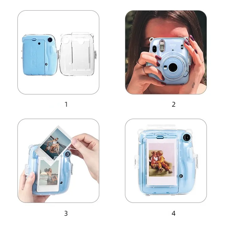 For%20Fuji%20Polaroid%20Instax%20Mini%2011%20Camera%20Case%20Transparent%20Crystal%20Protective%20Case%20Photo%20Bag%20Camera%20Bag%20Anti-scratch%20-%20Image%208