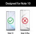 Whitestone Dome Glass Galaxy Note 10 And Note 10 5G Screen Protector,  Full 3D Curved Edge Tempered Glass Shield_ [Liquid Dispersion Tech] Easy Install Kit for Samsung Galaxy Note 10 - One Pack. 