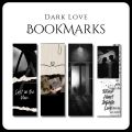 Dark Love Bookmarks | Window View, Black and White, Love, Loneliness | Set of 4 | Bookmarks for Urdu Novels, English Books and Quran | Gift Idea | Trendy and Unique Bookmarks. 