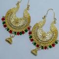 Golden Jhumka. 