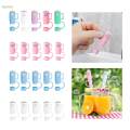 5Pcs Straw Cover Caps Silicone Splashproof Dustproof Leakproof Fits 10mm Straws Airtight Seal Decorating Straw Tip Covers Drinking Dust Caps. 