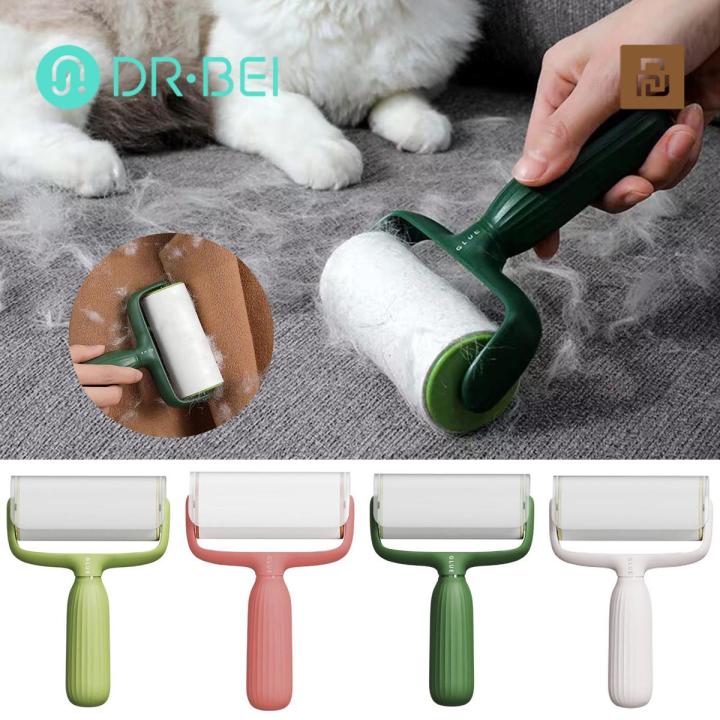 DR BEI Lint Roller Long Handle Dog Cat Hair Bedding Sticky Roll Remover