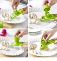 Multifunction Plastic Stainless Steel Garlic Press Mini Ginger Grinding Grater Garlic Crusher Peeler Press Grater Slicer Cutter. 