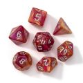 7Pcs/set Gift 7-Die D4 D6 D8 D10 Polyhedral Dice Table Game Game Dice DND Dice. 