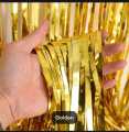 Meters Party Backdrop Curtains Glitter Gold Tinsel Fringe Foil Curtain Birthday Wedding Decoration Adult Anniversary Decor. 