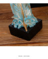 1 Piece Feather Sculpture Office Decoration Room Living Room Entrance TV Cabinet Showcase Creative Fiberglass Resin Crafts Decoration Showpiece. 