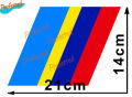 High Quality Decal Strips for Peugeot 205 Sport Gti Grille 21cmx4,5cm Ba224 Car Sticker Vinyl Waterproof PVC. 