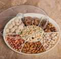 Dry Fruit Tray With Multipule Comparments - Dry Fruit Serving Dish. 