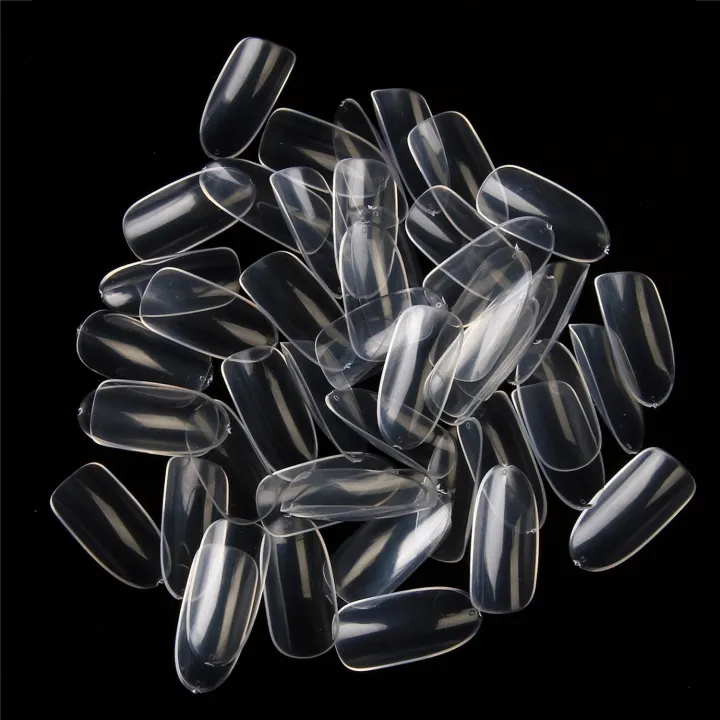 100pcs%20Coffin%20Shape%20Transparent%20Color%20Artificial%20Nails%20Fake%20Nails%20False%20Nails%20kit%20Acrylic%20Nails%20Coffin%20Artificial%20Nail%20Transparent%20With%201%20Nail%20Glue%20Sheet%20Nails%20Sticker%20-%20Image%202
