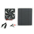 Solar Powered Ventilator Removable USB Interface Summer Multifunctional Replacement Greenhouse Pet House Yacht Cooling Fan. 