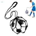 Football Kick Trainer Exercise Parks Control Skills Soccer Ball Net KICKER. 