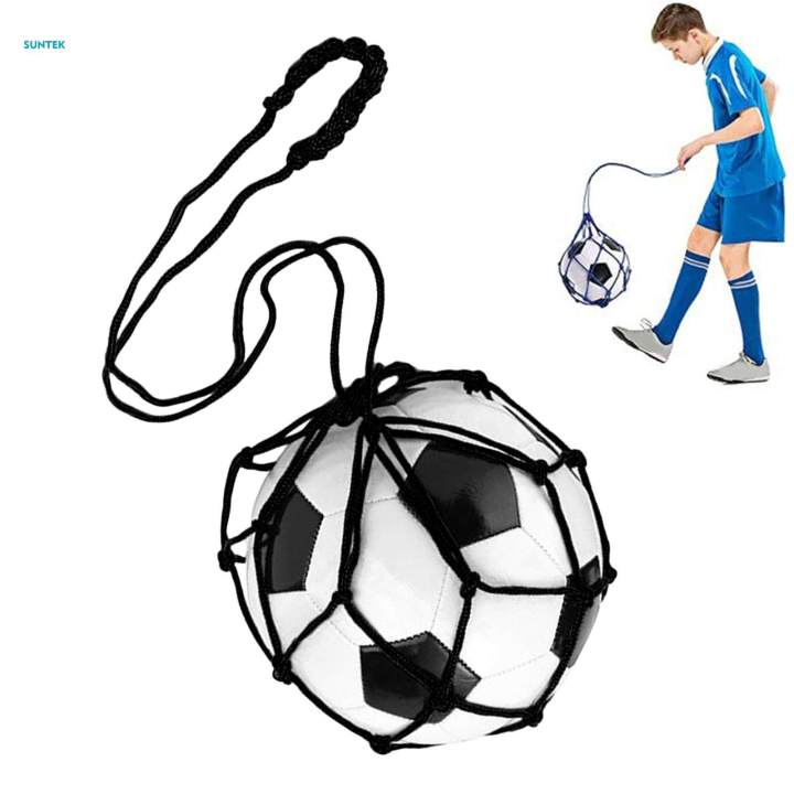 Football Kick Trainer Exercise Parks Control Skills Soccer Ball Net KICKER
