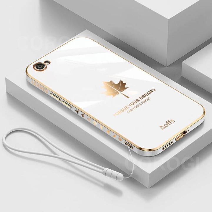 For OPPO F1s Back Cover Luxury 6D Plating Soft Silicone Glossy Case Camera Lens Protection Square Frame Shockproof Mobile Phone Cases