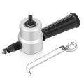 Double Head Sheet Nibbler Metal Cutter Drill Attachment Hand Tool Power Drill. 