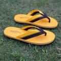 Importia Yellow Summer Slippers/Flip Flops for Men. 