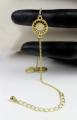Lovisa 2pc pendent chain locket & bracelet with semi precious stone necklace for girl Trendy high quality golden. 