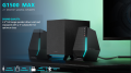 Edifier G1500 MAX 2.1 Computer Speakers System, 60W Hecate Gaming Speakers with Subwoofer, RGB Light, Bluetooth 5.3, USB, Type-C, 3.5mm AUX Input, Black | edifier 2.1 Multimedia Speakers | Edifier Speakers | Edifier Gaming Speaker |. 