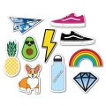 10 Superior Quality Vinyl Decal Trendy Stickers. Dimensions are 3-4 inches. Water & Sun Proof. 